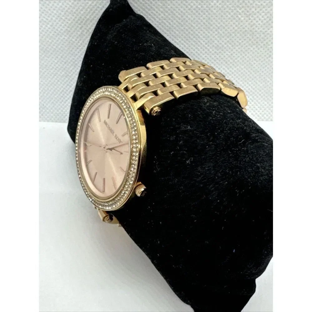 Michael Kors Darci MK3192 Womens Rose Gold Analog Dial Quartz Wrist Watch JNA415
